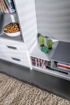 Domel - Kleiderschrank Trafiko 1 – Weiß/Grau