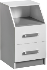 Schreibtischschrank Trafiko 15 – Weiß/Grau