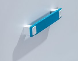 Domel - Schrank Trafiko 3 – Weiß/Türkis