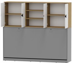 Domel - Erweiterung für Klappbett im Schrank Index 21 – Weiß/Eiche Artisan