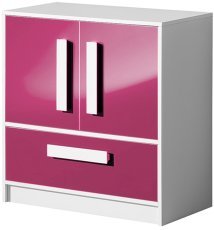 Niedrige Kommode Guliver 08 – Rosa