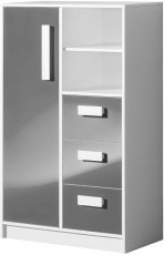 Hohe Kommode Guliver 05 – grau