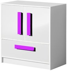 Niedrige Kommode Guliver 08 – Weiß