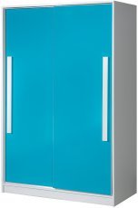 Kleiderschrank mit Schiebetüren Guliver 12 – türkis