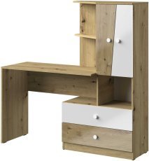 Schreibtisch + Regal Nero 11 – Hochglanz