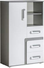 Hohe Kommode Apetito 06 – Anthrazit