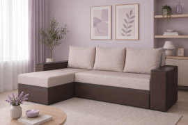 Ecksofa Brown